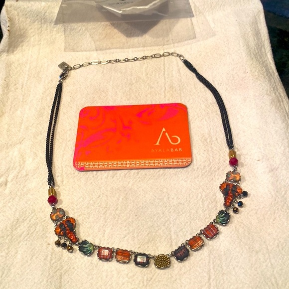 AYALABAR One of a Kind mosaic and beaded necklace🌺 - Picture 5 of 7